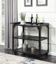 Steve Silver Co. Sherlock Antiqued Dark Charcoal Bar Cart-2