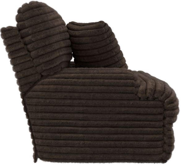 Catnapper® Cushy Chocolate Power Recliner with Power Adjustable Headrest-2