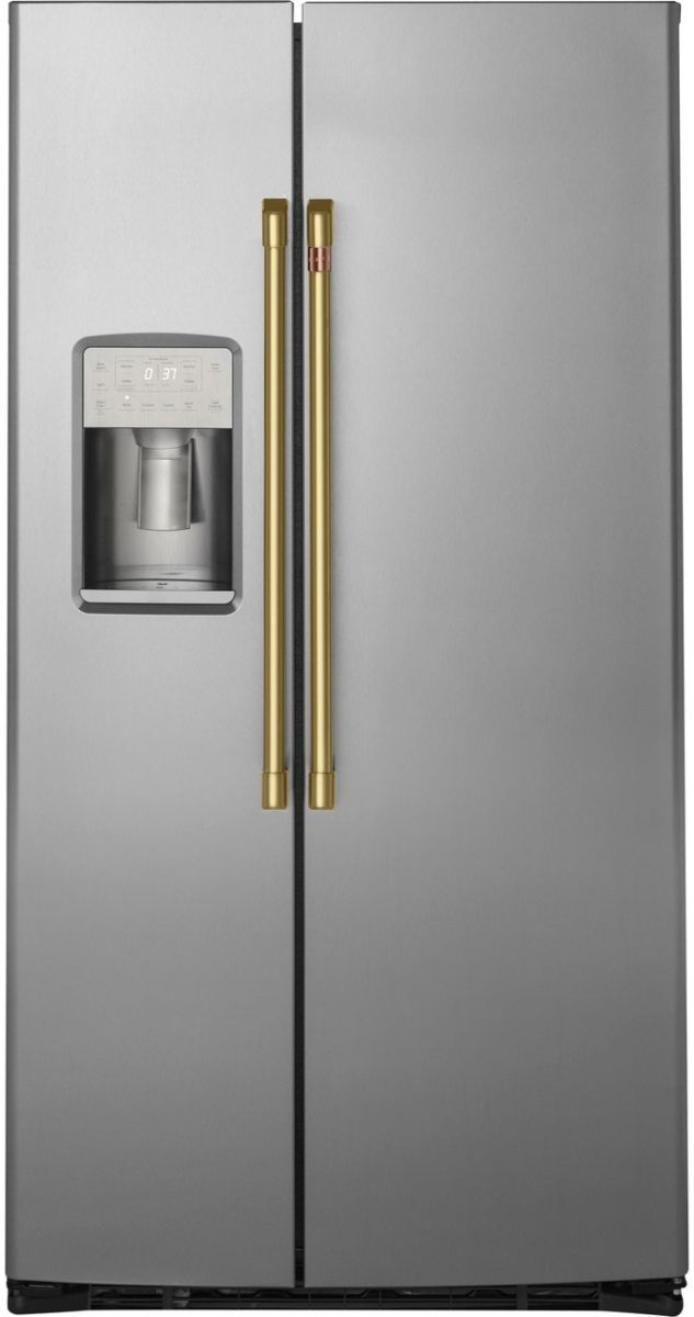 Café™ Brushed Brass Refrigeration Handle Kit-1