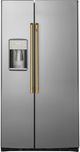 Café™ Brushed Brass Refrigeration Handle Kit-1