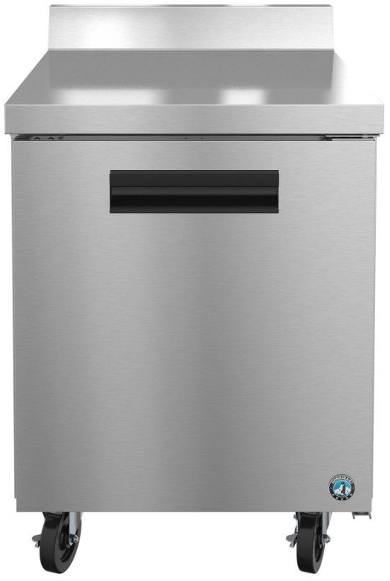Hoshizaki Steelheart® 27" 6.21 Cu. Ft. Stainless Steel Single Section Worktop Freezer with Stainless Door-0