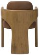 Four Hands Woltz Drifted Oak/Palermo Cigar Dining Chair-4
