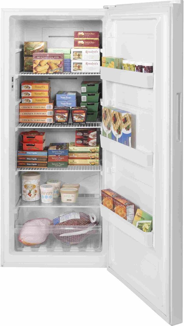 Hotpoint® 13 Cu. Ft. White Upright Freezer-1