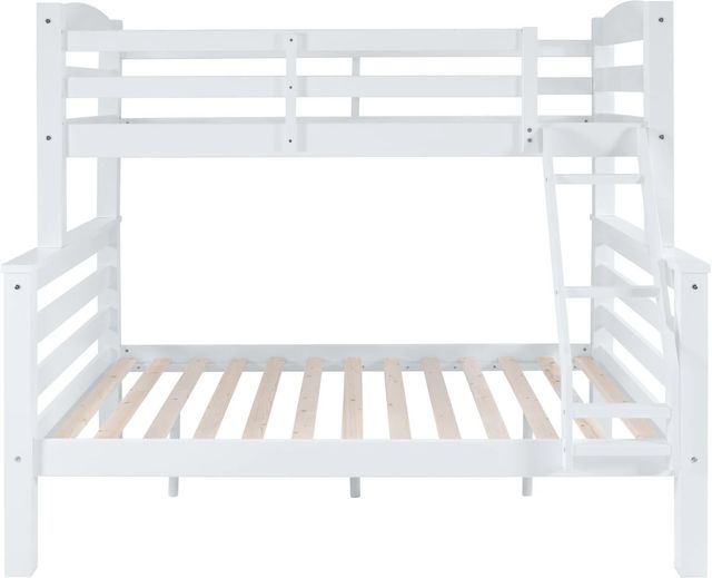 Powell® Porter White Twin/Full Bunk Bed-3