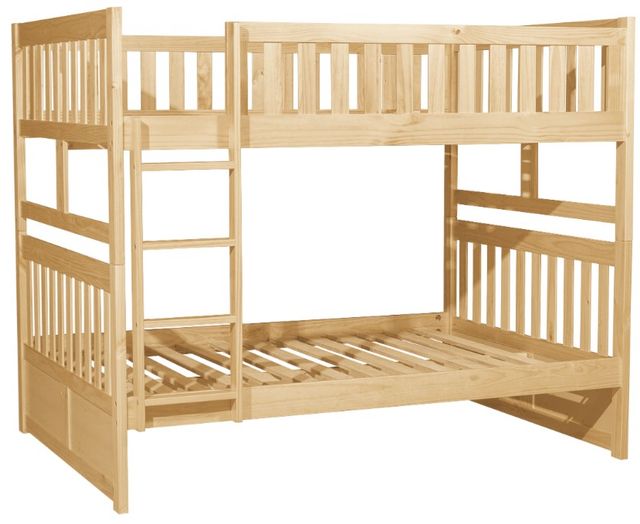 Homelegance® Bartly Natural Pine Full/Full Bunk Bed-3