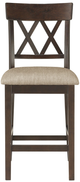 Homelegance® Balin 5-Piece Dark Brown Counter Height Table Set-2