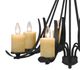 Cal® Lighting & Accessories Morelia 8-Light Black Smith Chandelier-1
