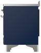 Ilve® Majestic III 48" Midnight Blue Pro Style Induction Range with Solid Door and Chrome Trim-4