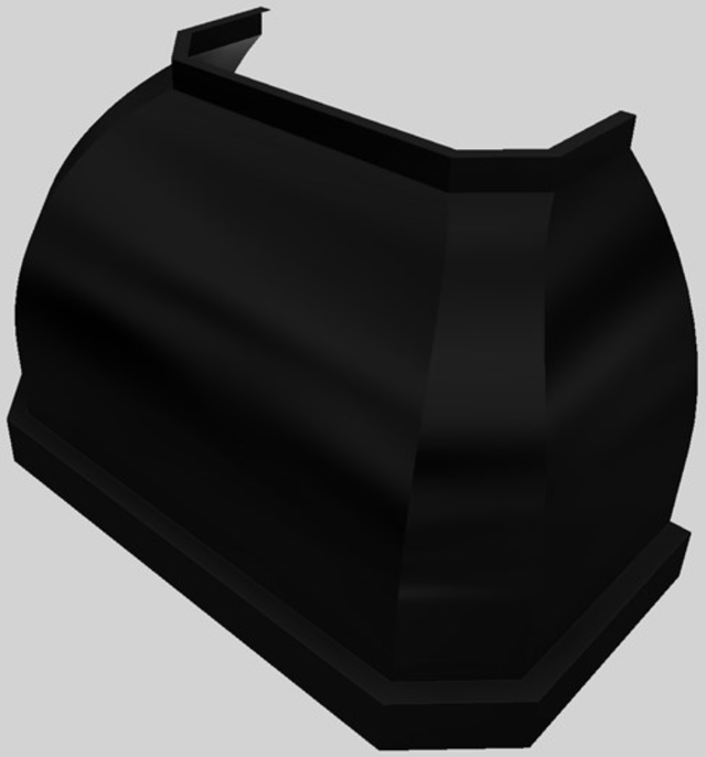 Vent-A-Hood® Designer Series 48" Black Wall Mounted Range Hood-1