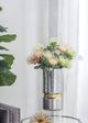 A & B Home Halloway Silver/Gold Candle Holder-3