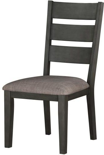 Mazin Furniture Baresford Gray And Neutral Side Chair-2