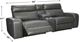 Signature Design by Ashley® Samperstone 3-Piece Gray Power Reclining Sectional Loveseat-2