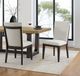 Emerald Home Sutton Place Brown/Creamy White Upholstered Dining Side Chair-1