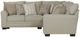 Jackson Furniture Middleton 2-Piece Cement L-Shape Sectional-1