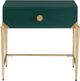 TOV Furniture Bajo Green Lacquer Side Table-2
