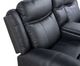 Furniture of America® Agata Black Manual Sofa-4