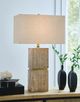 Signature Design by Ashley® Laddner Beige Table Lamp-1