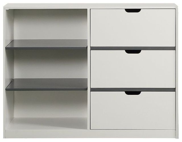 ACME Furniture Ratana Gray/White Cabinet-0