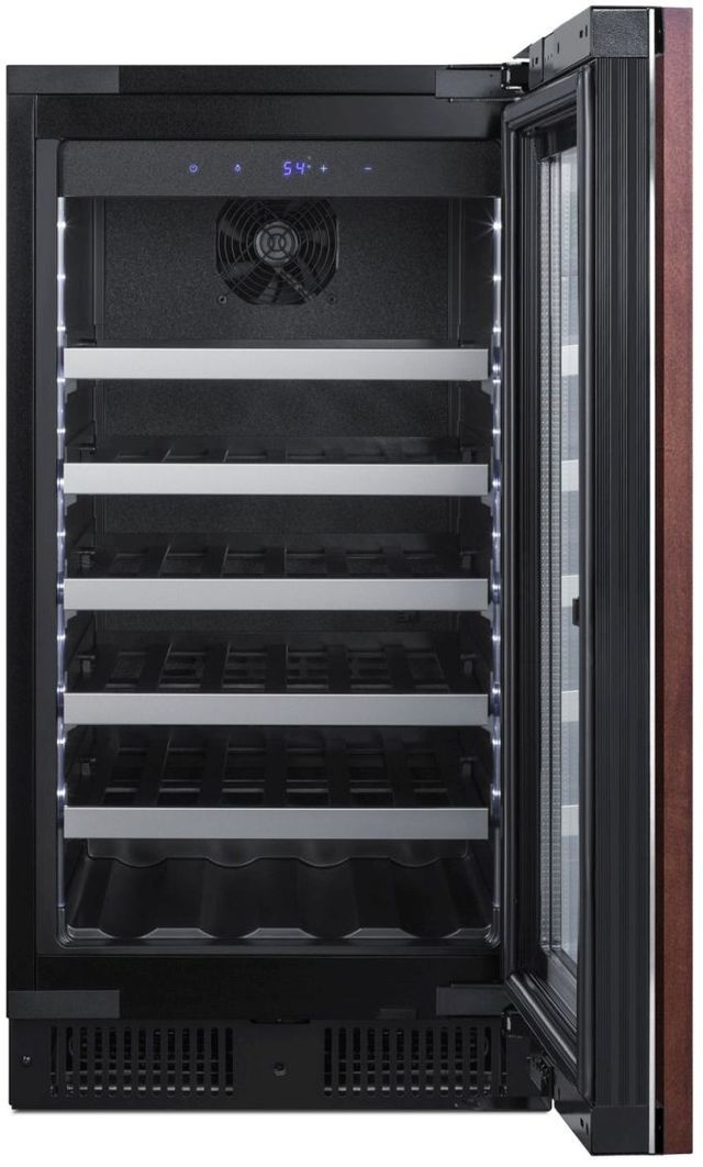 Summit® 18" Classic Collection 2.9 Cu. Ft. Panel Ready Built-In Wine Cooler-3