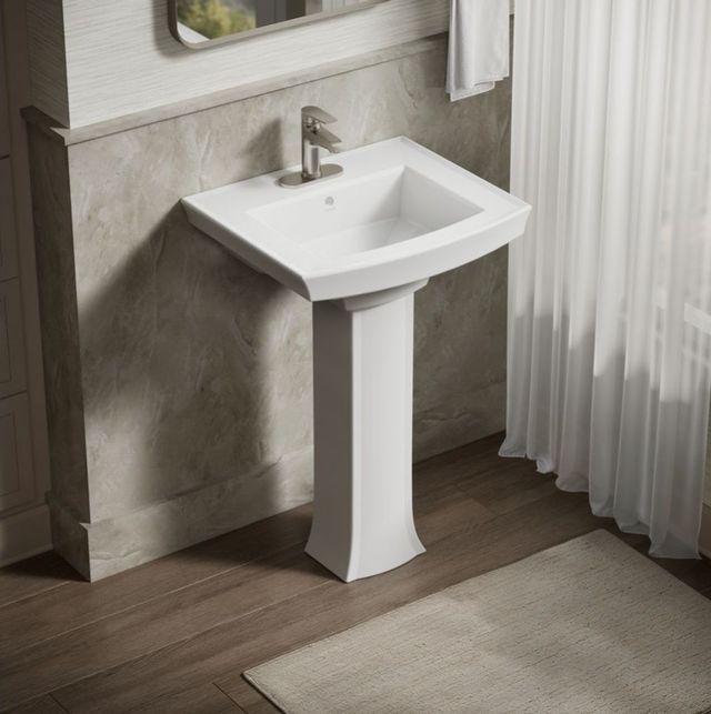 Kohler Archer® White Pedestal Only-1