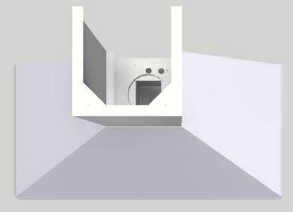 Vent-A-Hood® 48" White Wall Hood-3