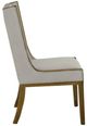 International Furniture Direct Balam Ivory-Stained Brown Side Chair-2