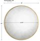 Uttermost® Junius Antique Gold Leaf Round Mirror-4