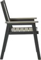 Signature Design by Ashley® Mount Valley Driftwood/Black Outdoor Arm Chair-3