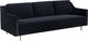 TOV Furniture Milan Black Velvet Sofa-1