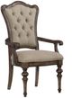Mazin Furniture Heath Court Brown Arm Dining Chair-0