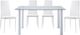 Mazin Furniture Florian 5-Piece White Dining Set-1