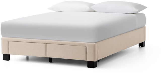 Malouf® Duncan Oat California King Platform Bed Base-1