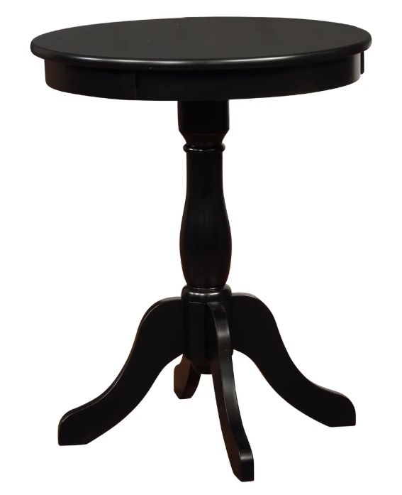 Powell® Palmetto Black Round Table-0
