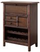 Bernards Brown Wine Cabinet-0