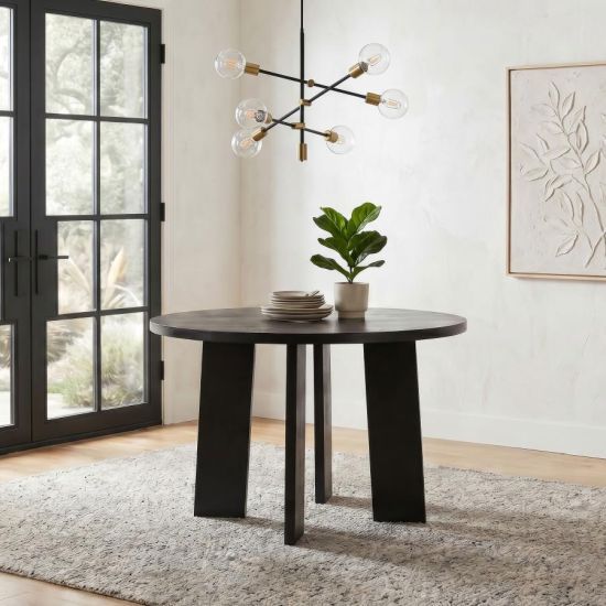 Coaster® Strouse Black Dining Table-1
