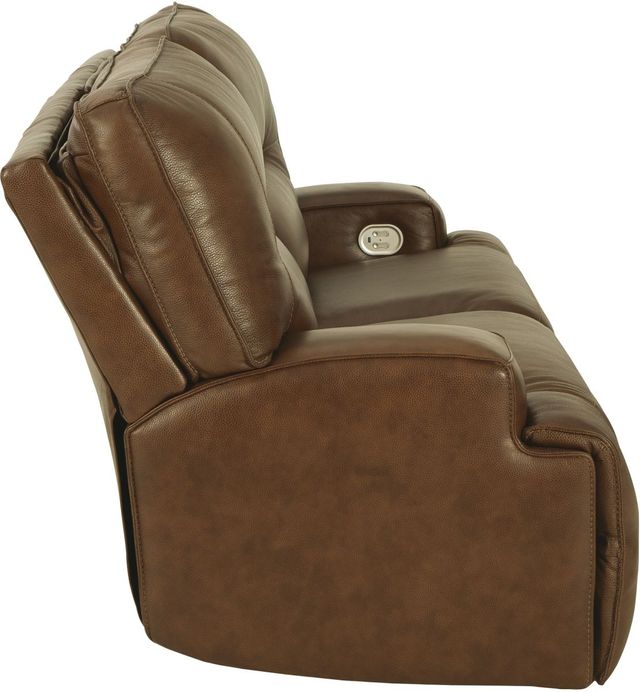 Signature Design by Ashley® Francesca Auburn Power Reclining Sofa with Adjustable Headrest-3