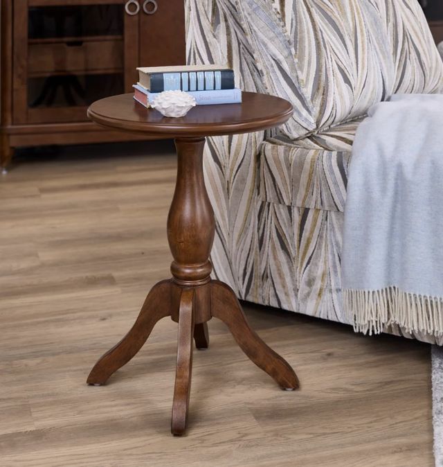 Flexsteel® Bellevue Whiskey Brown Chairside-1