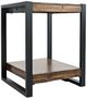 Jofran Inc. Loftworks Black/Brown End Table -0