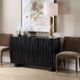 Uttermost® Mercado Black 3-Door Cabinet-2