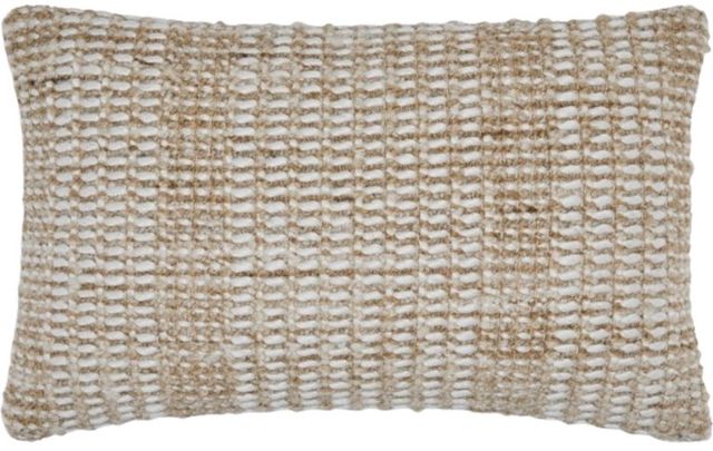 Signature Design by Ashley® Hathby Tan/White Pillow-0