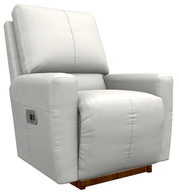 La-Z-Boy® Kells Snow Power Rocker Recliner with Headrest and
