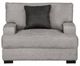 Furniture of America® Ardenfold Gray Chair and a Half-2