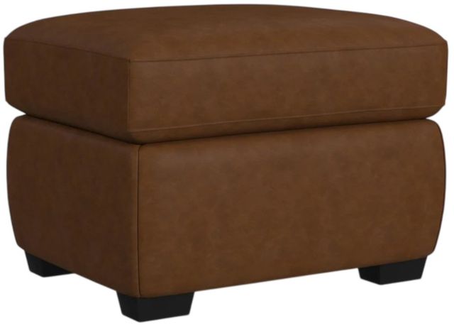Flexsteel® Hudson Autumn Leather Ottoman-0
