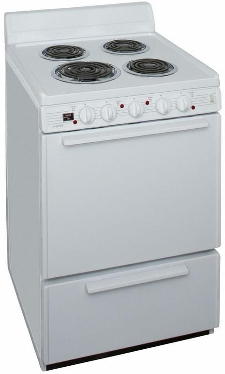 Premier 24" White Freestanding Electric Range-1