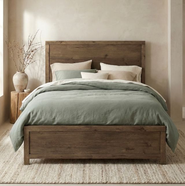 Homelegance® Matisse Brown Queen Panel Bed-1