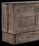 Night & Day Furniture™ Poppy White Bark Queen Murphy Cabinet Bed-1