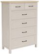 Riverside Furniture Glenndale Aged White/Wheat Chest-0