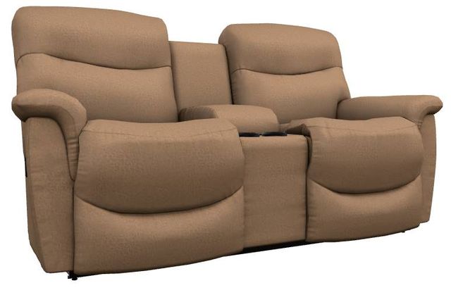 La-Z-Boy® James Silt Manual Reclining Loveseat with Console-0