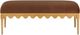 TOV Furniture Oodle Bronze/Natural Bench-3