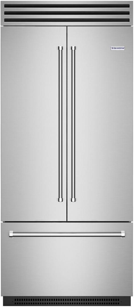 BlueStar® 36" 22.2 Cu. Ft. Stainless Steel Built-In French Door Refrigerator-0